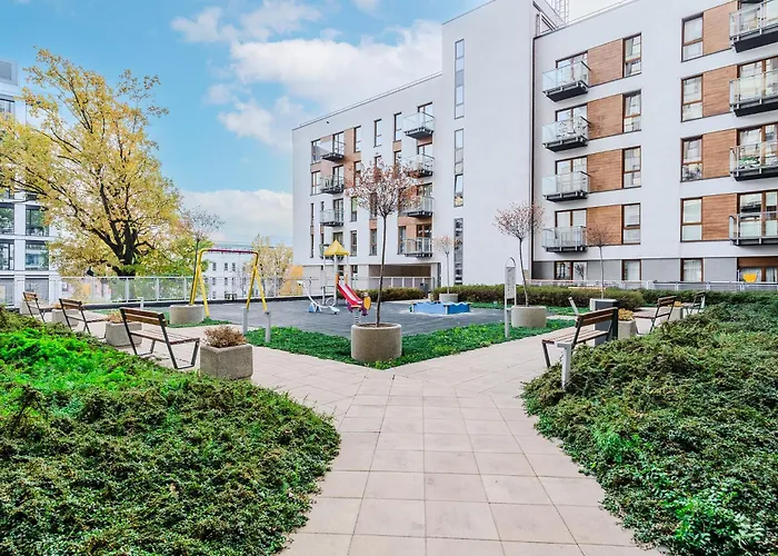 Daire Lumina Stylish With Parking In Center Łódź